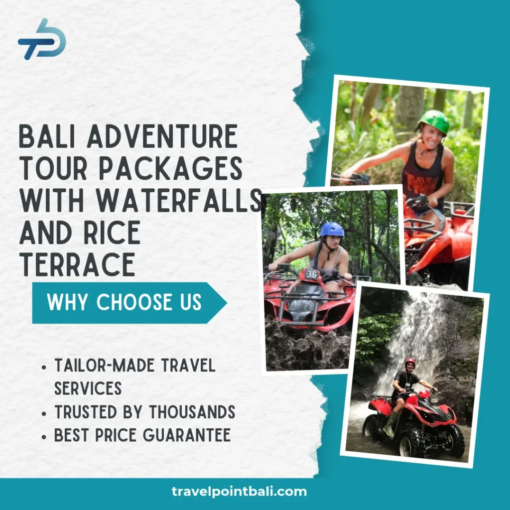 Bali Adventure Tour Packages with Waterfalls and Rice Terrace